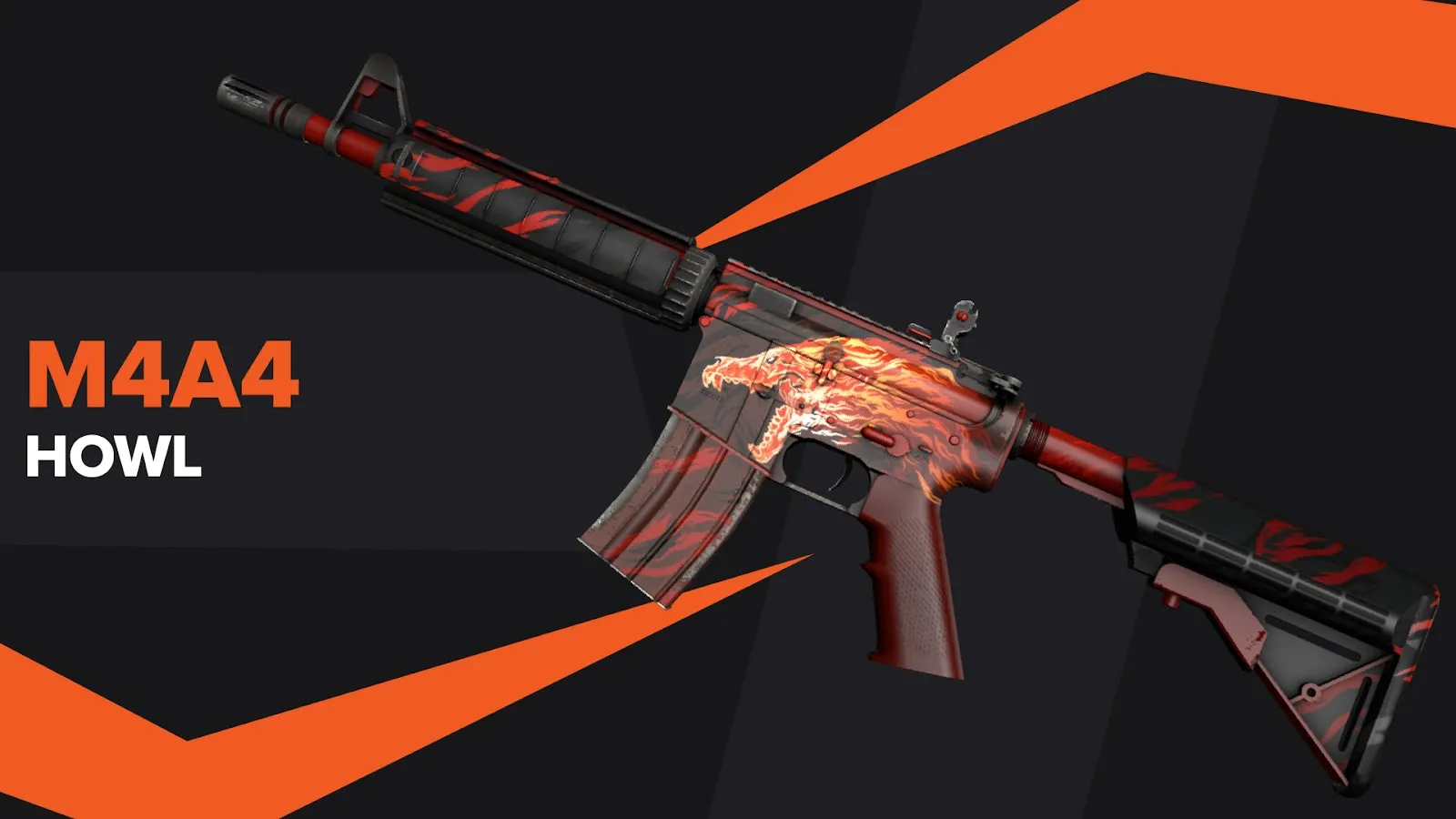 Самые дорогие скины CSGO — M4A4 Howl