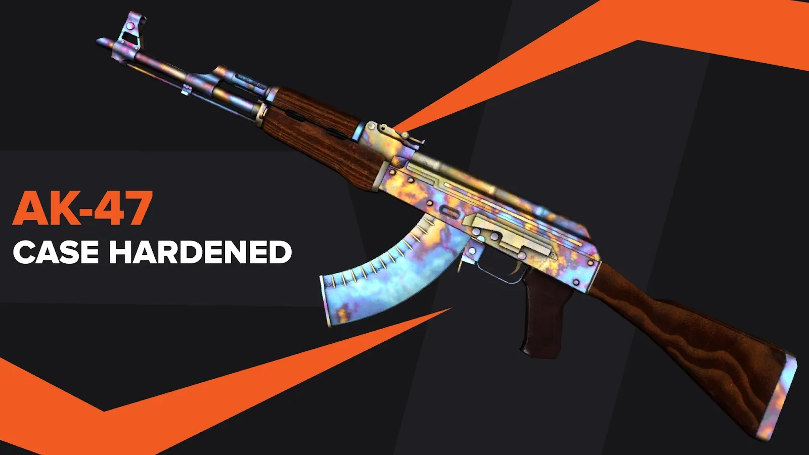 Самые дорогие скины CSGO — AK-47 Case Hardened