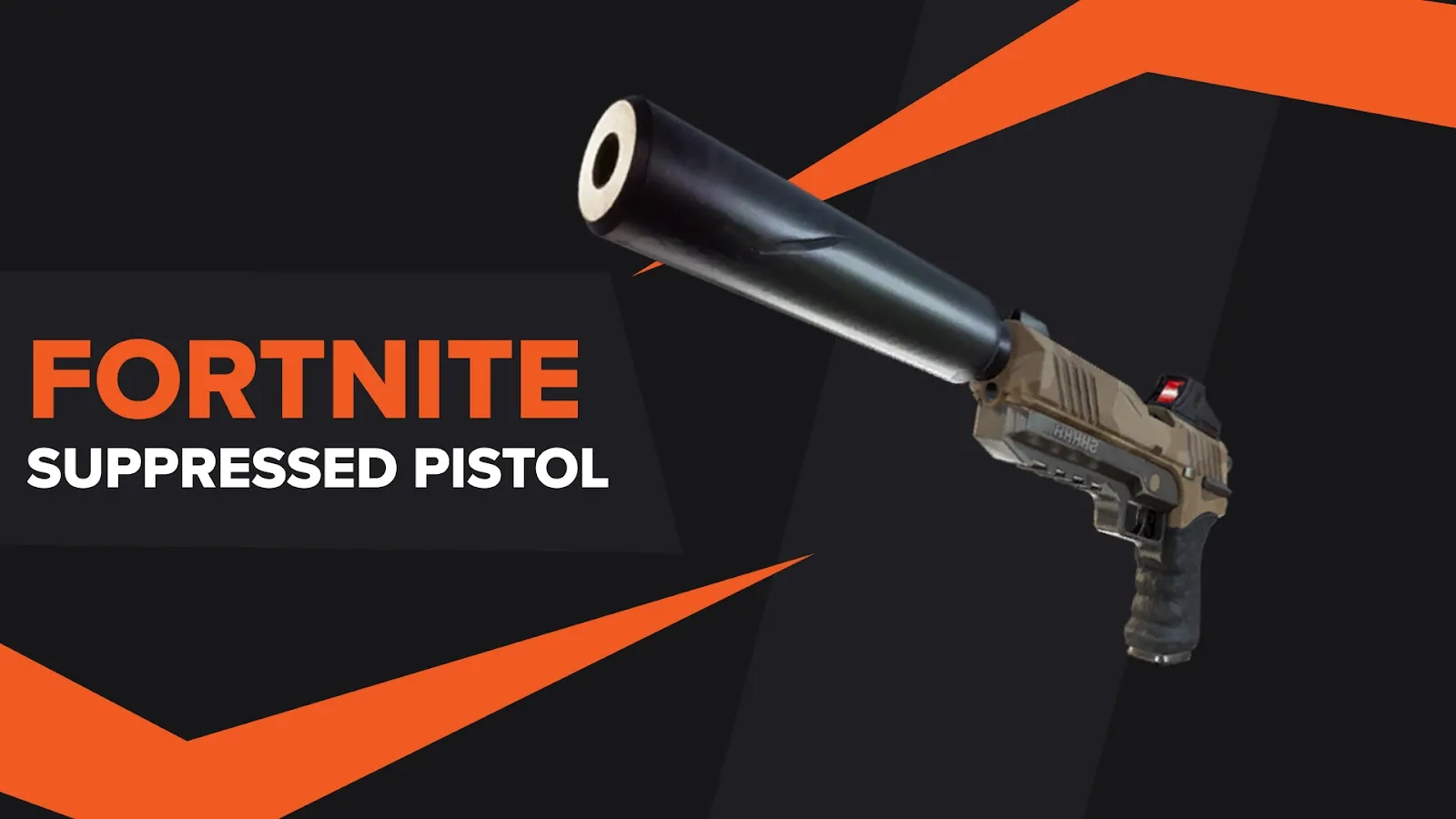 Пистолет с глушителем Fortnite Weapon