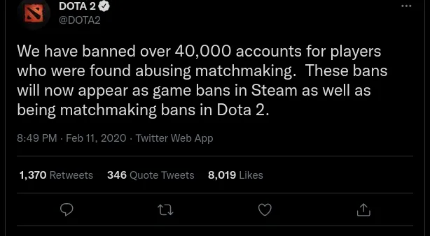 Источник: https://twitter.com/dota2/status/1227303692552065024?lang=ru