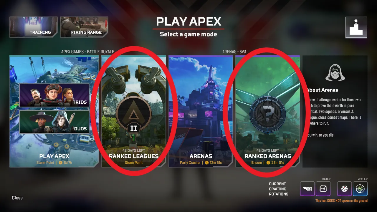 Apex Legends Рейтинговый подбор игроков