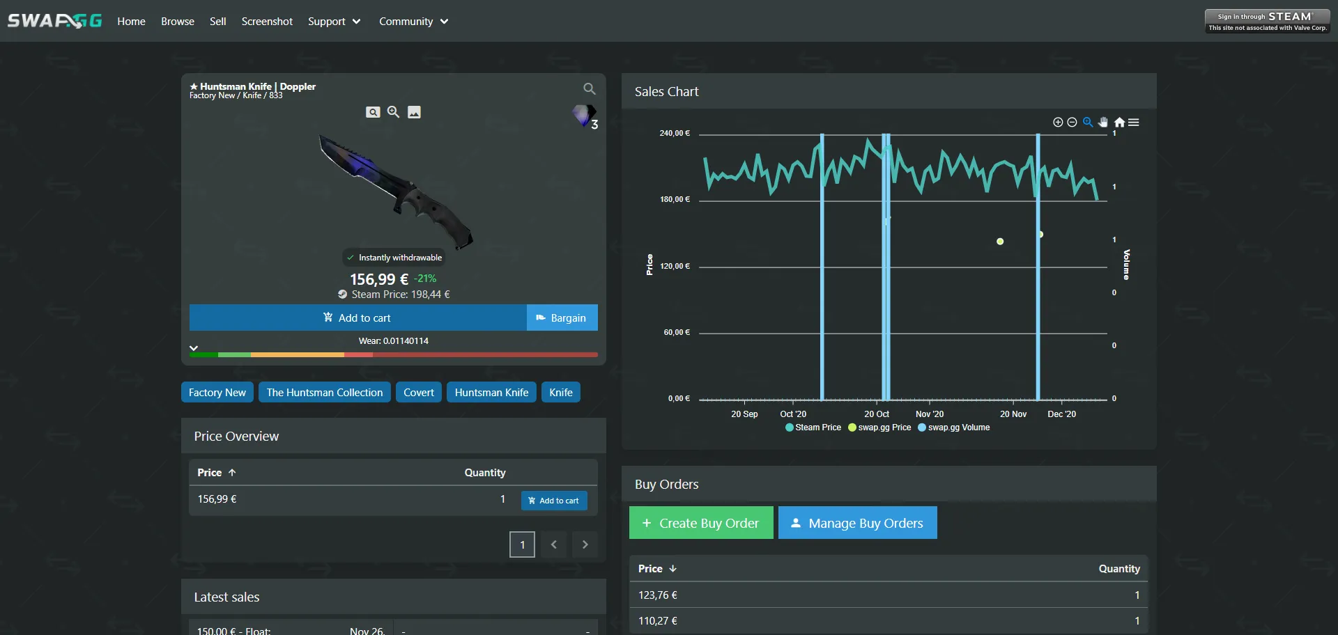 Скриншот обзора Swap.gg