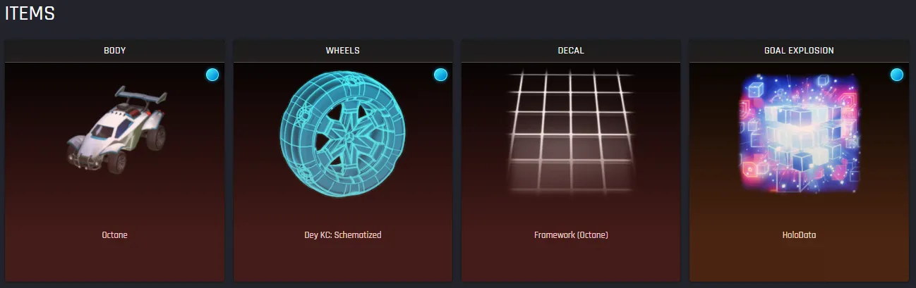 Список элементов дизайна Octane