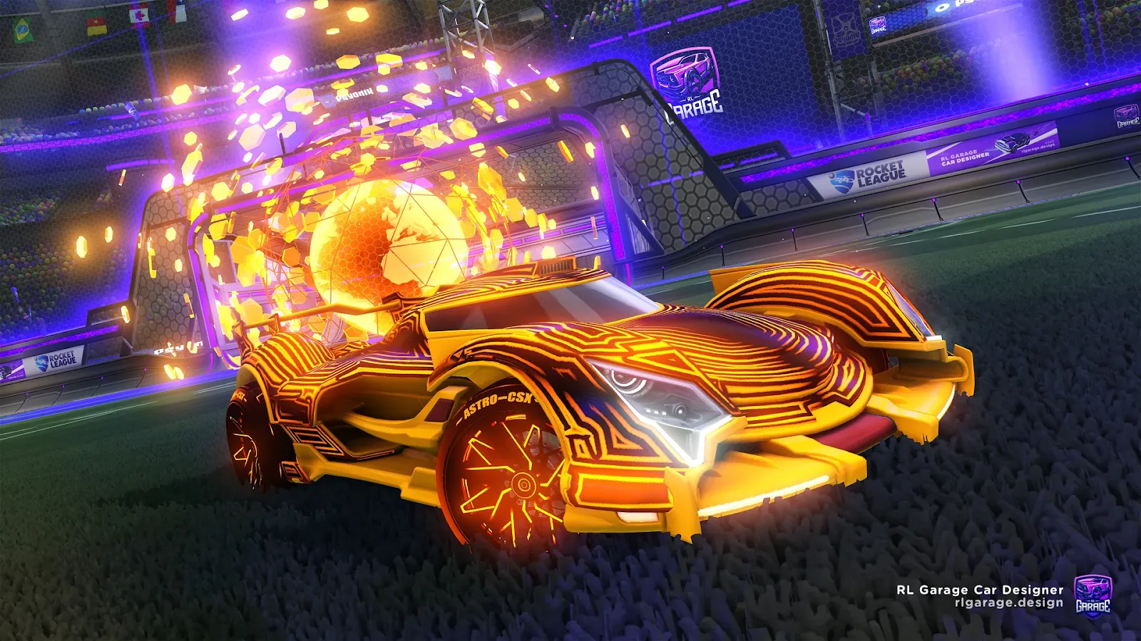 Сентио Rocket League Дизайн