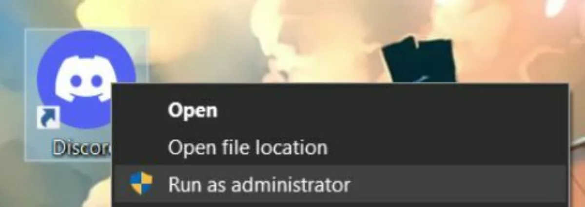 Дискорд запускай от имени администратора