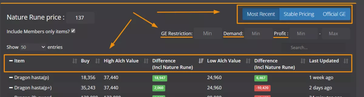 Пользовательский интерфейс AlchMate