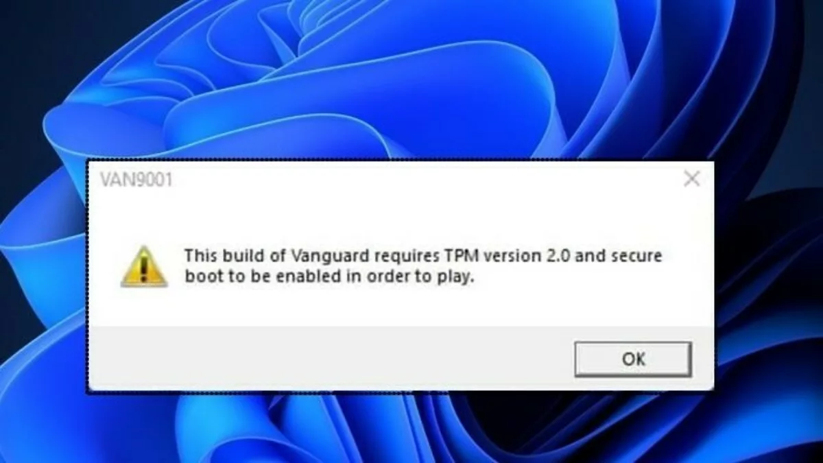 Ошибка безопасной загрузки Valorant TPM 2.0