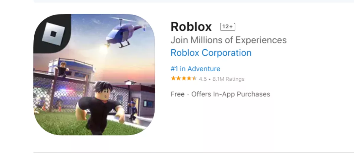 приложение Roblox