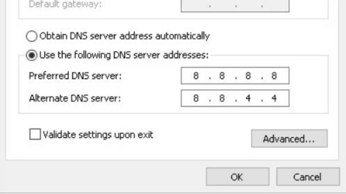 Valorant Исправление задержки ввода Изменение DNS-сервера