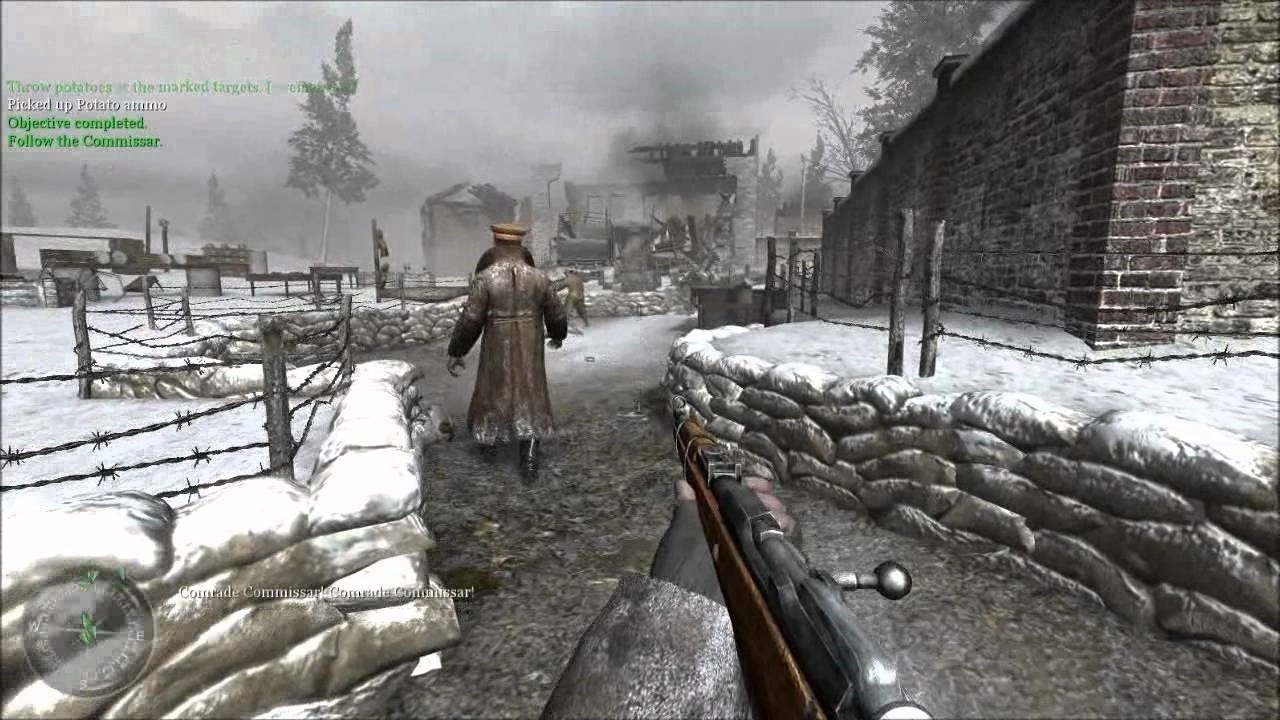 COD2 Back2Front Геймплей