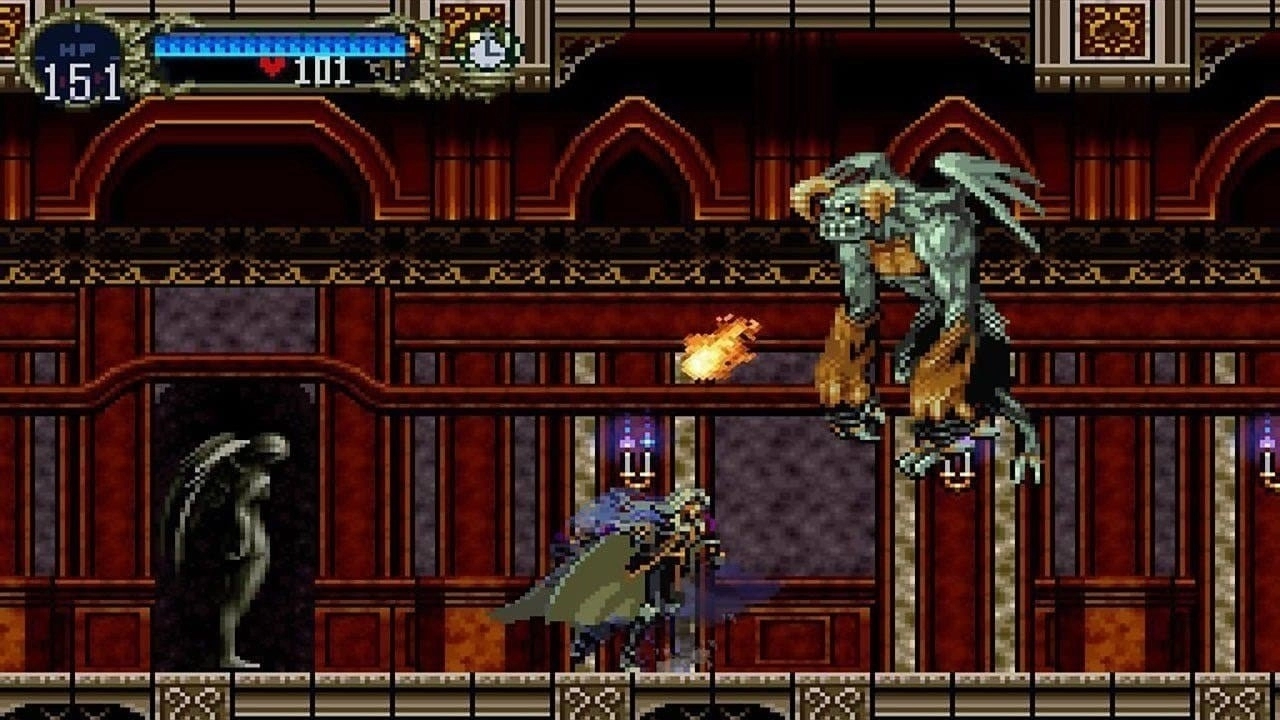 Castlevania Симфония ночного геймплея