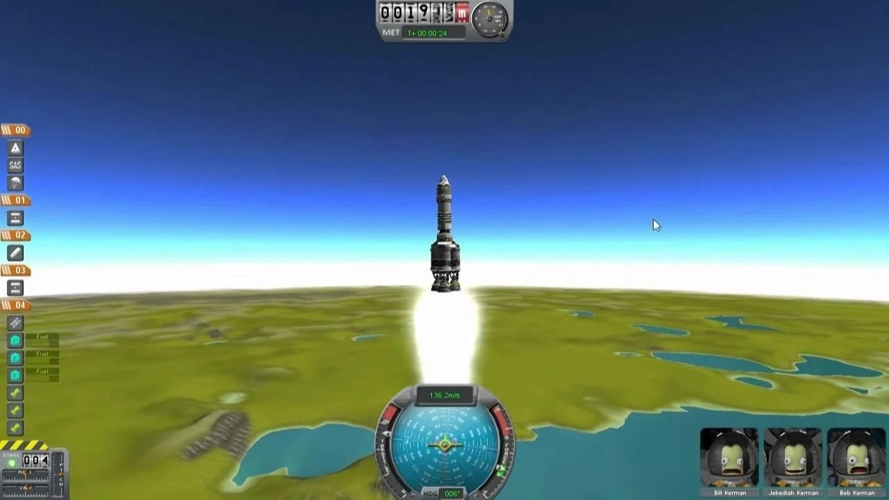 Геймплей космической программы Kerbal