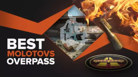 CSGO Лучшие коктейли Молотова на Overpass