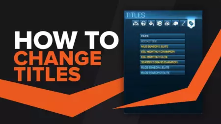 Как изменить свой титул (цвет) в Rocket League и другие настройки титула