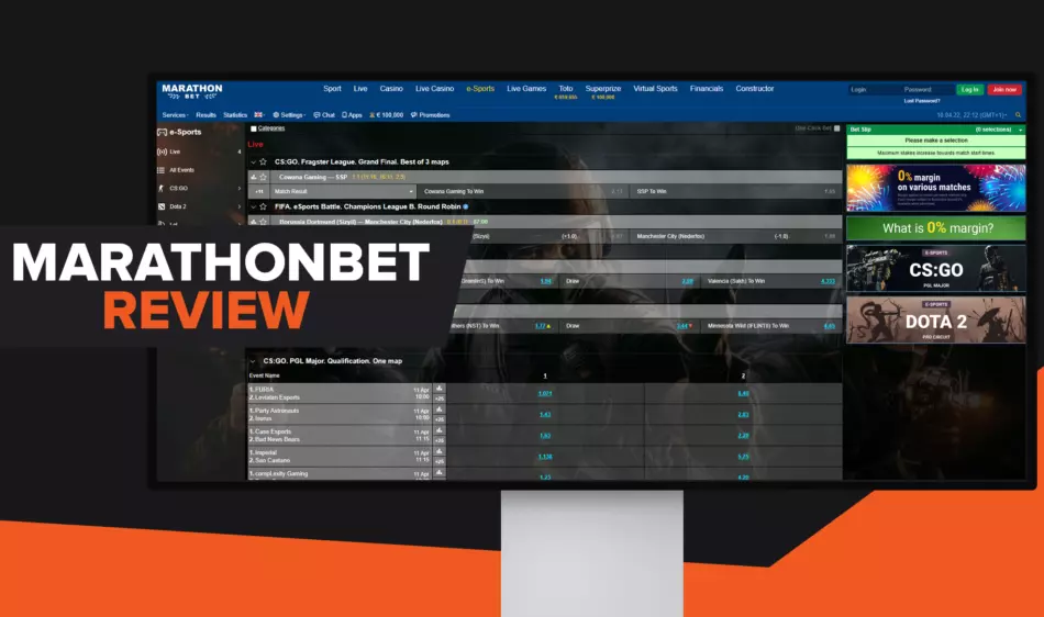 Является ли Marathonbet законным?  [Обзор киберспорта Marathonbet]