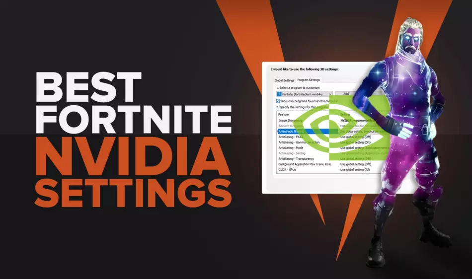 Лучшие настройки Nvidia для Fortnite