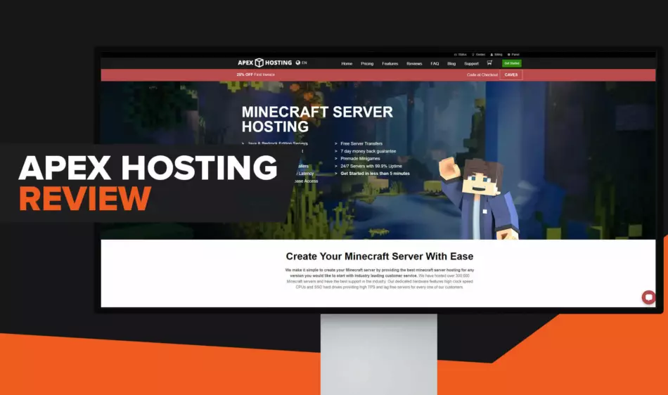 Хостинг Apex: обзор хостинга сервера Minecraft