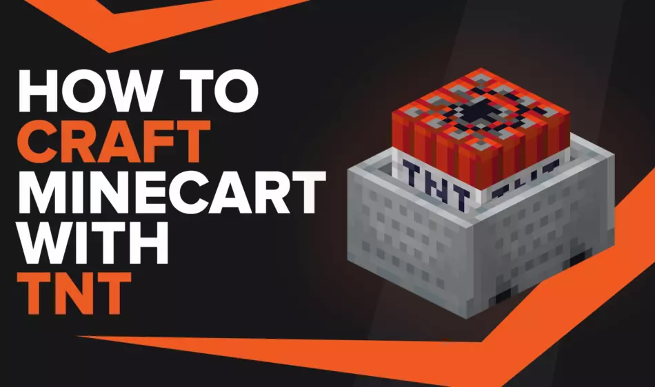 Как сделать вагонетку с Tnt в Minecraft