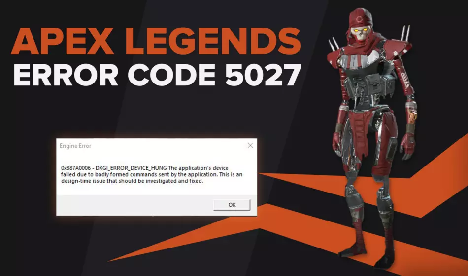 Как исправить Apex Legends 0x887a0006 Ошибка Dxgi Устройство зависло