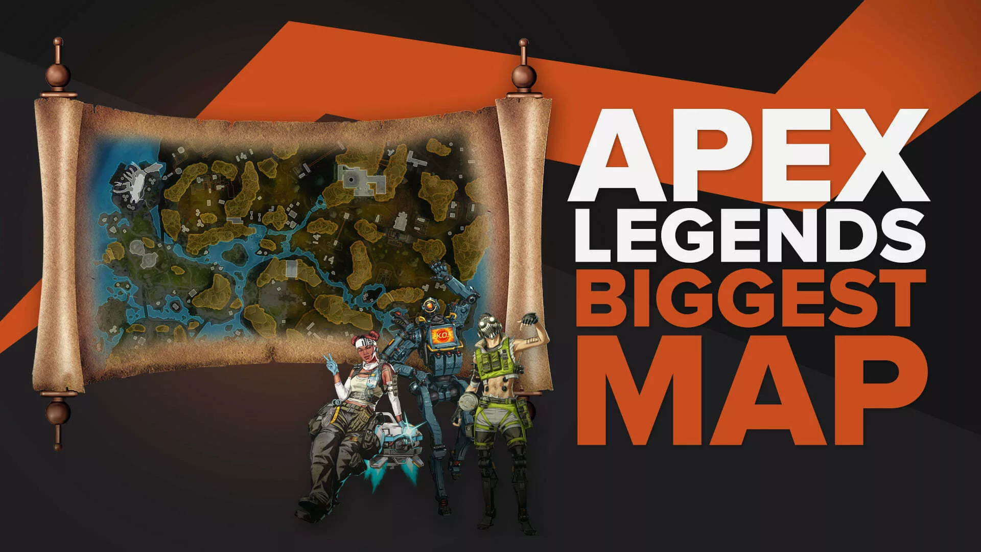 Какая самая большая карта в Apex Legends?  Все карты измерены