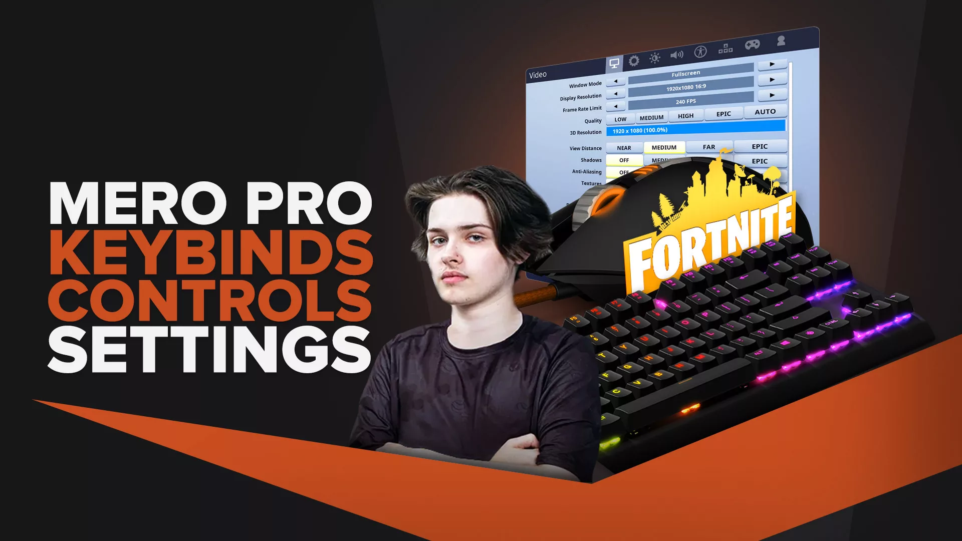 Меро |  Контроллер, настройки Video Pro Fornite