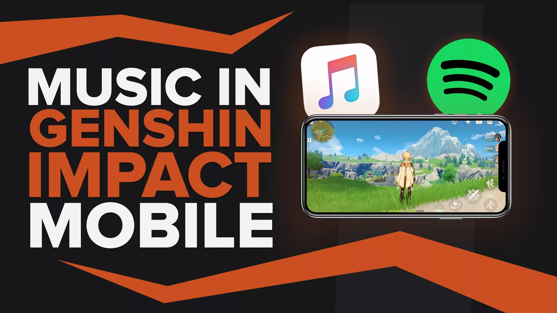 Как слушать музыку во время игры в Genshin Impact на устройствах Apple и Android?