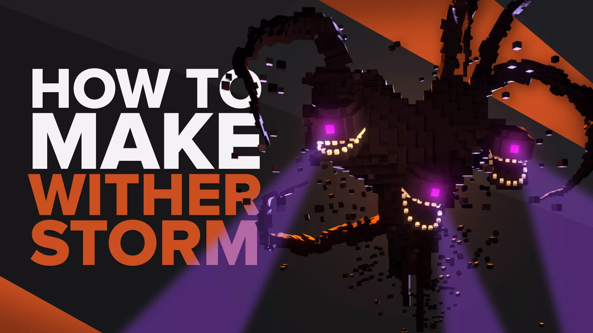 Как сделать Wither Storm в Minecraft с помощью модов