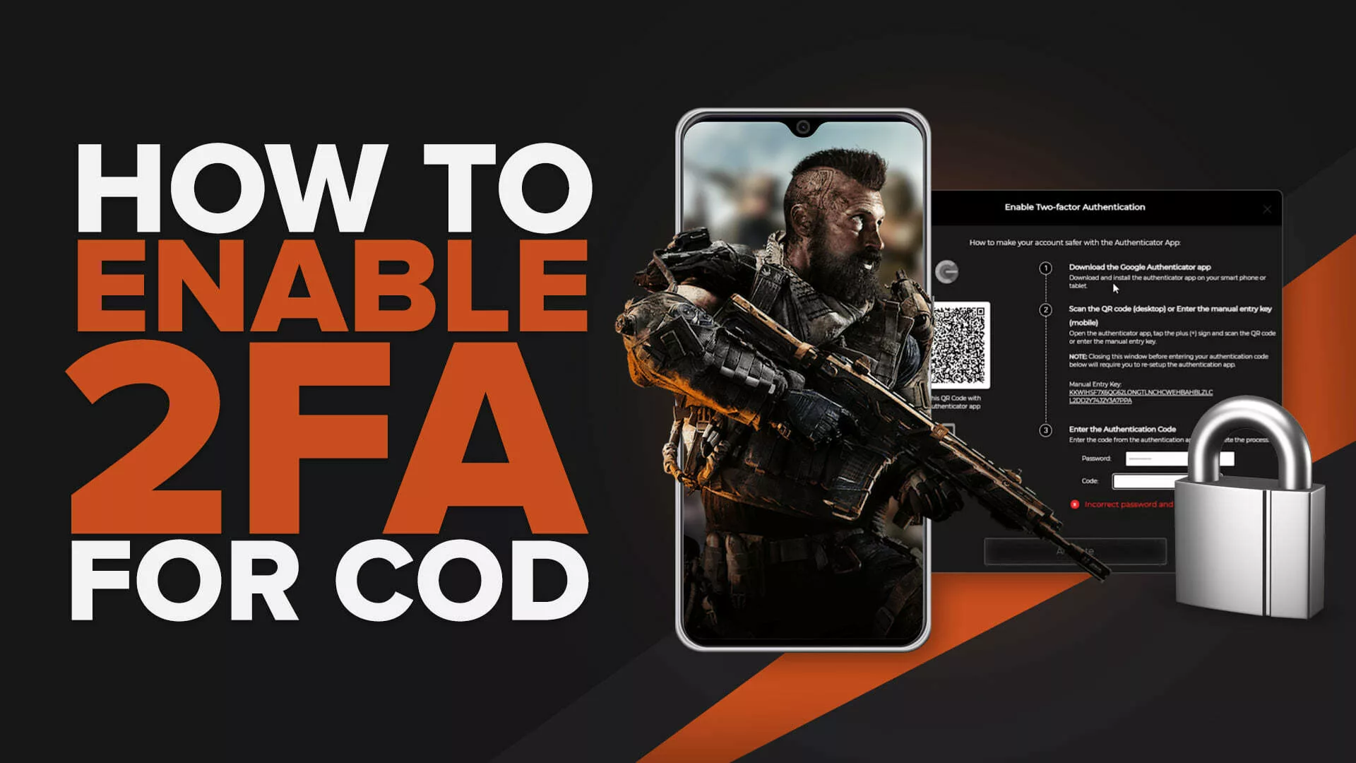 Как включить 2FA для вашей учетной записи COD