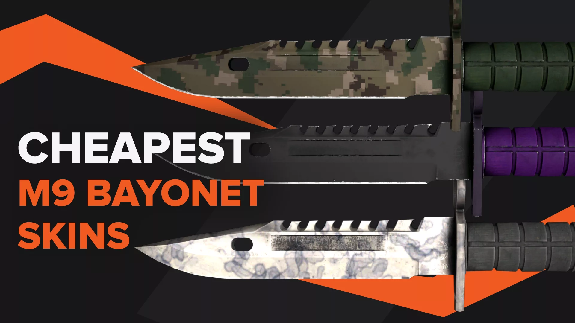 Самые дешевые скины M9 BAYONET в CSGO