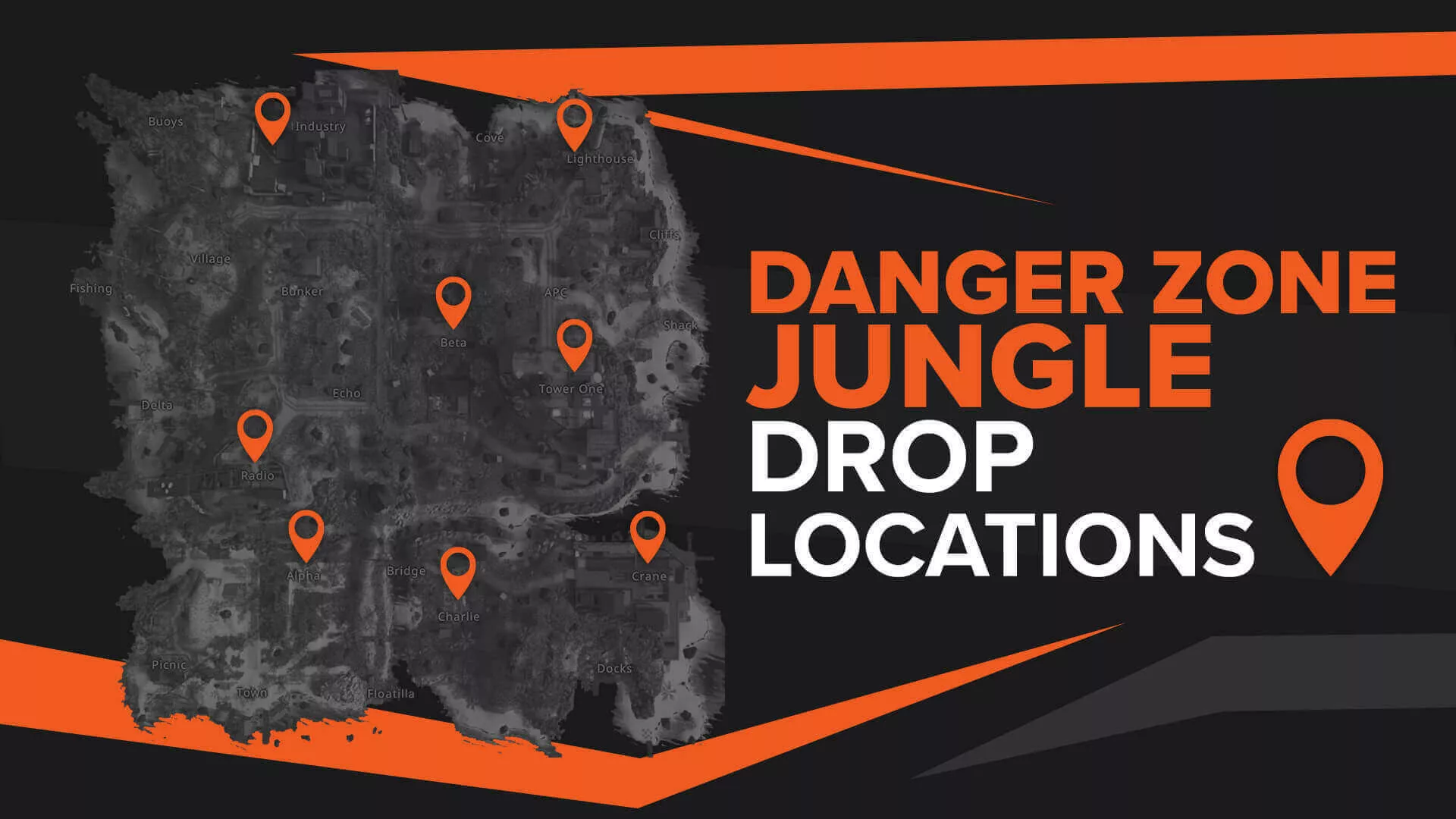 Лучшие локации CS:GO Jungle Drop в Danger Zone