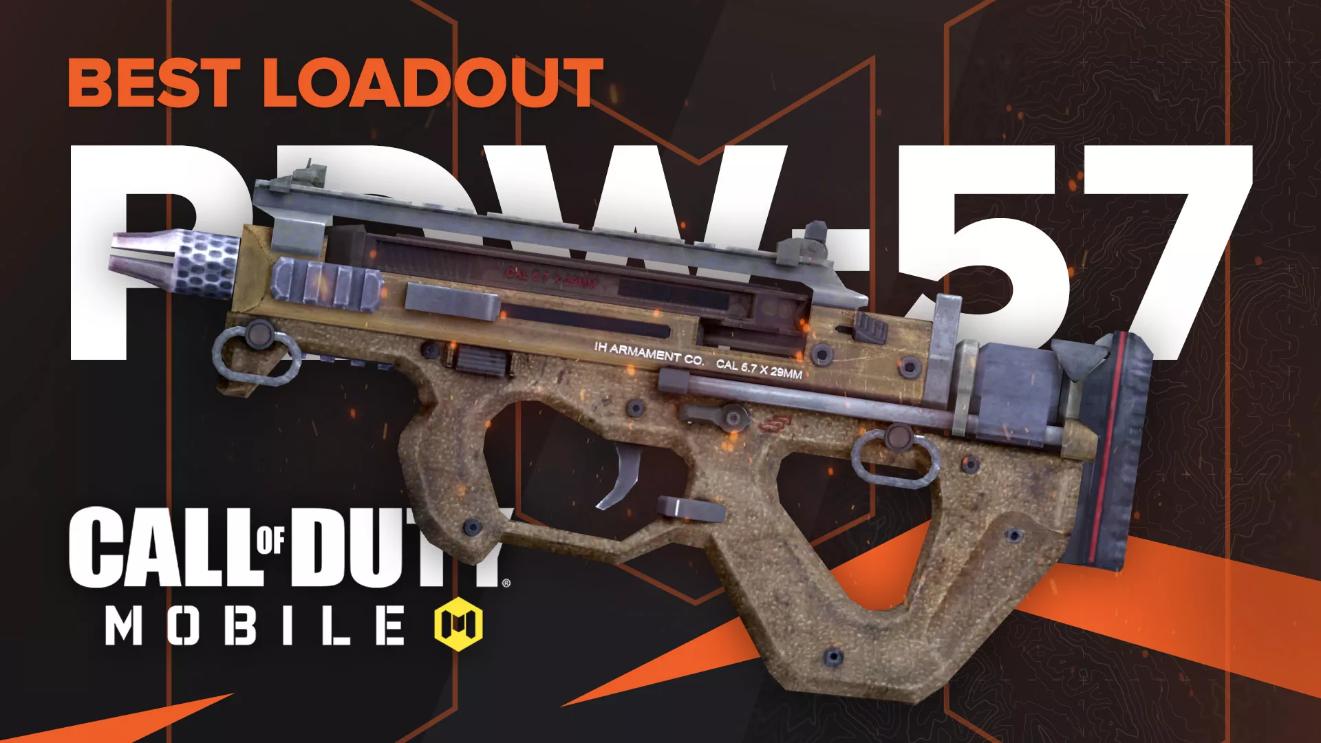 Лучшие комплекты снаряжения PDW-57 в COD Mobile