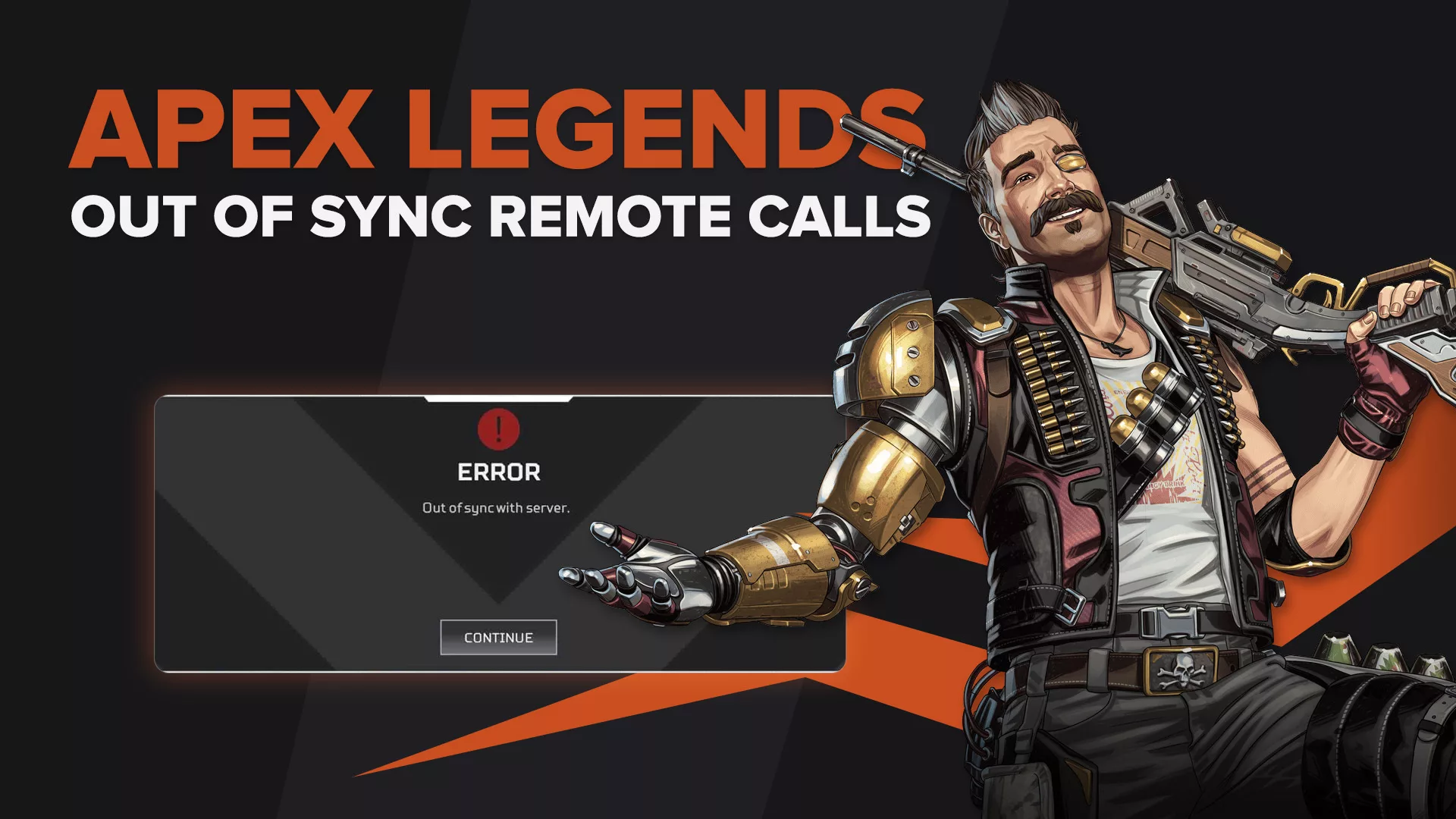 Как исправить ошибку Apex Legends Code Rock Out Of Sync Remote Calls