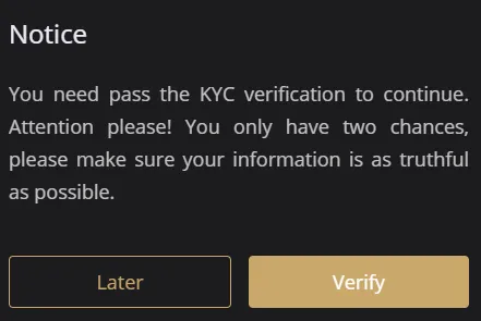 Проверка KYC BUFF Market